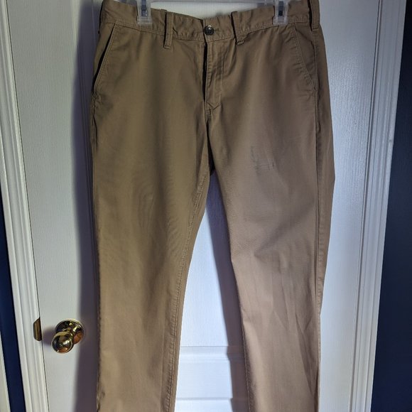 Express Skinny Fit Khaki Chinos - Picture 1 of 6